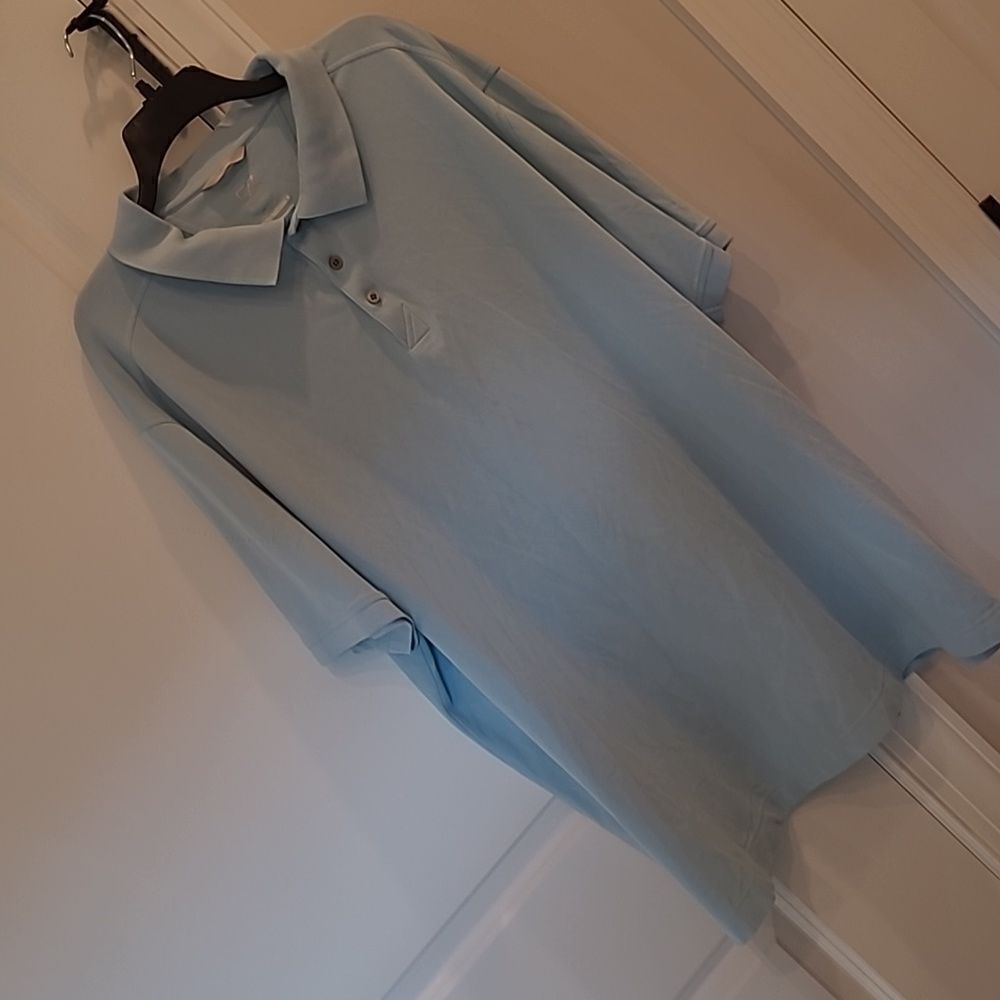 CB DryTec Cotton+ baby blue men's shirt